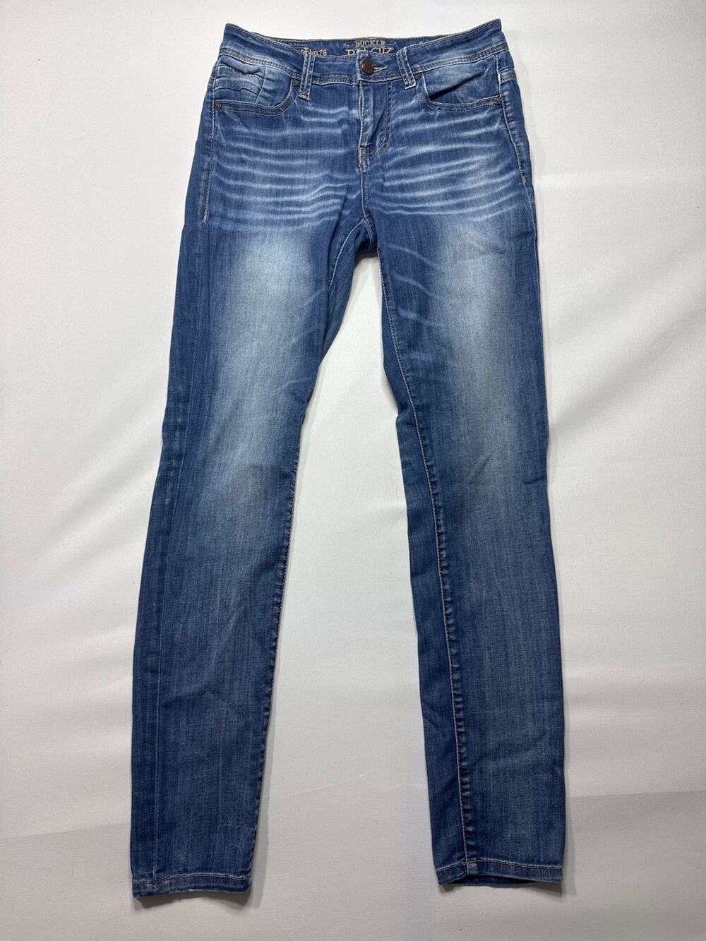 Buckle Black Women's Fit No.76 Skinny Blue Jeans - Size 25 (27x30)